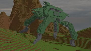 Halo 2 Covenant Scarab Minecraft Map & Project