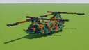 CH-47J Chinook Helicopter JGSDF Minecraft Map & Project