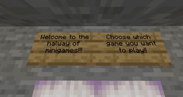 Hallway of Mini-Games!! Minecraft Map & Project
