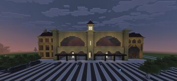 Kings Cross Station with Harry Potter, Back to the Future and Thomas the Tank Engine Train Minecraft Map & Project