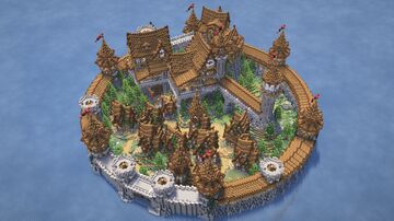 Village Fortress Minecraft Map & Project