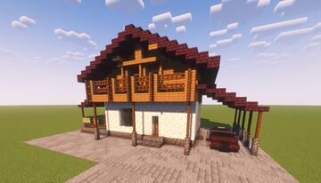 Chalet House Minecraft Map & Project