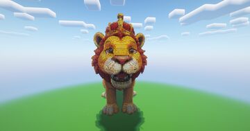 Minecraft Lion King Statue Minecraft Map & Project