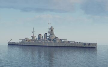 Battleship RN Littorio (Full interrior) Minecraft Map & Project