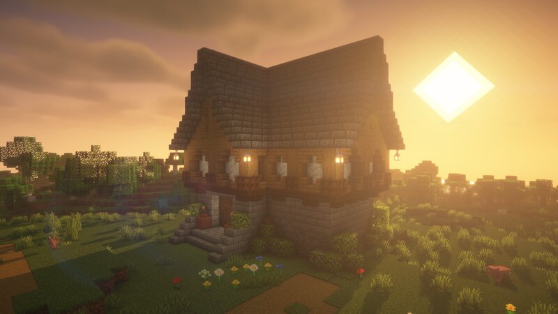 🍺Medieval Tavern & Interior (Free Schematic)