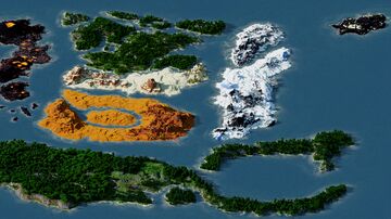 Land of the Seven Worlds - 5000x5000 [WorldPainter] Minecraft Map & Project