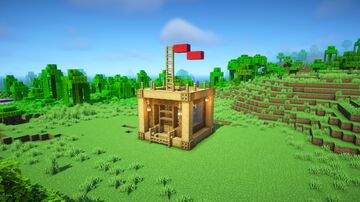 Noob's Mini Starter Castle (Free DL)(Noob vs Pro) Minecraft Map & Project