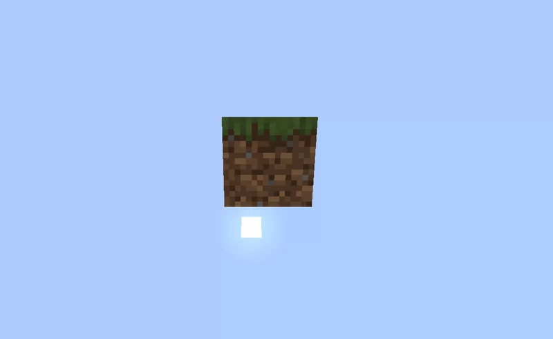 one block java Minecraft Map