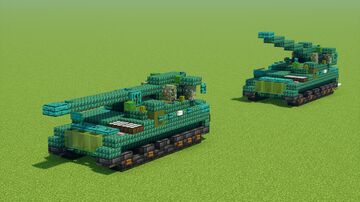 2S5 Giatsint-S 152mm Howitzer Minecraft Map & Project