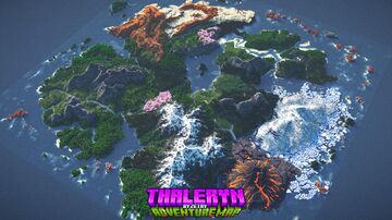 Thaleryn – 4K, 1.21.5+ | Survival Friendly | Custom Caves & Structures | Java & Bedrock Minecraft Map & Project