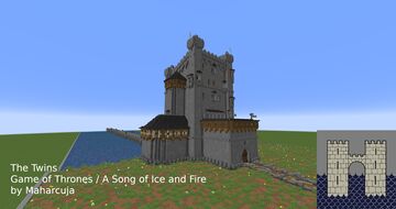 The Twins - Game of Thrones / A Song of Ice and Fire (with Schematic) Minecraft Map & Project