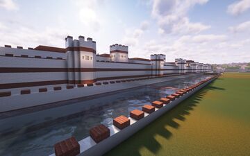 Theodosian Walls Minecraft Map & Project