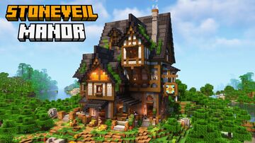🏰 Stoneveil Manor Minecraft Map & Project