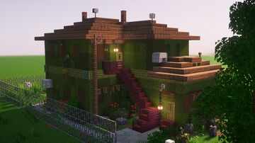 Simple American House [no interior] Minecraft Map & Project