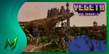 ( PROMOTION 25% OFF ) Vegeta Planet | 900x600 Dragon Block | 1.7x | Dragon Ball Minecraft Map & Project