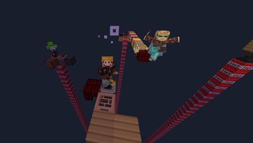 TNT pillars item randomizer bedrock ! every 30 seconds random item Minecraft Map & Project