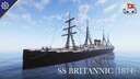 SS Britannic (1874) | 1.5:1 Scale Minecraft Map & Project