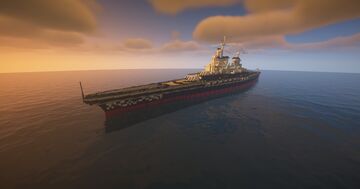 USS Constellation CC-2 (WOWS) Minecraft Map & Project