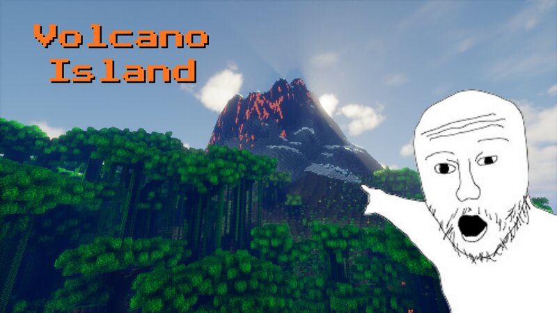Volcano Island 1.20.5+ [1200x1200]