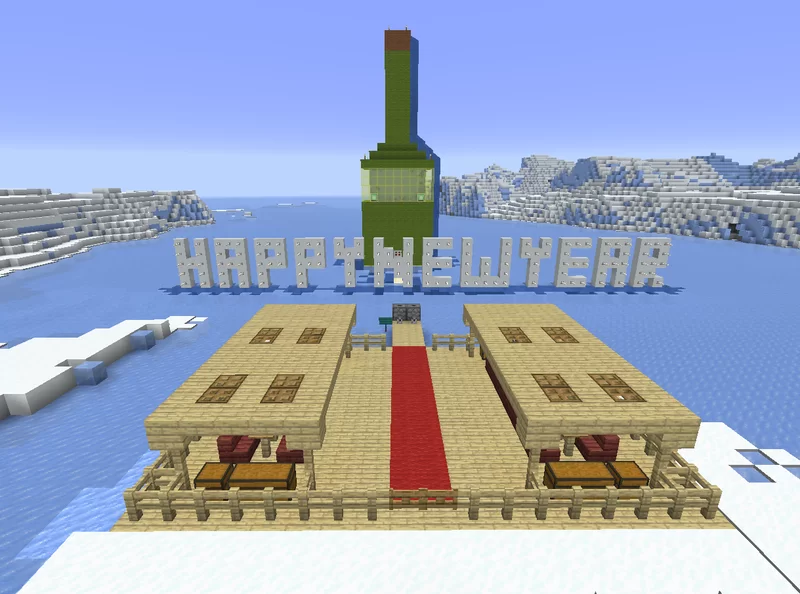 Happy New Year Minecraft Map
