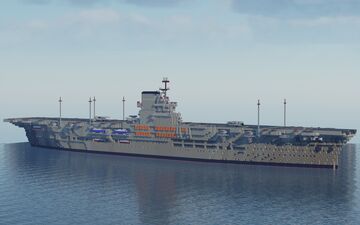 HMS Ark Royal (full interrior) Minecraft Map & Project
