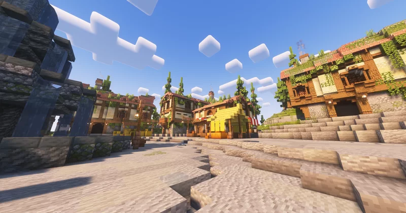 Medieval Island | Hub / Spawn / Lobby Minecraft Map