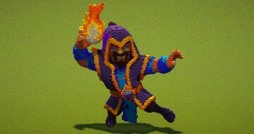 Clash Royale Evo Wizard Minecraft Map & Project