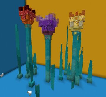 Giant Tulip Flowers Minecraft Map & Project