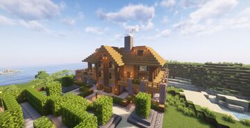 basic RLM House V1 Minecraft Map & Project