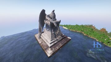 🕊️ Majestic Weeping Angel Statue 🖤 | Giant Crying Angel on Tomb Memorial ⚰️ | Ultra-Detailed Gothic Monument for Minecraft | Perfect for Graveyard, Fantasy & Survival Worlds 🌌✨ Minecraft Map & Project
