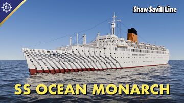 SS Ocean Monarch - Shaw Savill Line Minecraft Map & Project