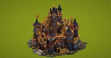 Steampunk Castle Minecraft Map & Project
