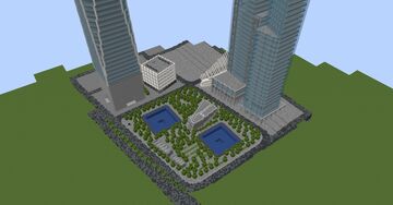 1:2 New World Trade Center / 9/11 Memorial Map Minecraft Map & Project