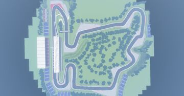Hungaroring - 300x300 Blocks Replica - 2025 Version Minecraft Map & Project