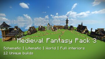 Medieval Fantasy Pack 3 I interiors I Schem I Litematic I Download Minecraft Map & Project