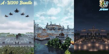 Epic Builds Bundle – Ancient, Military & Royal Maps Minecraft Map & Project