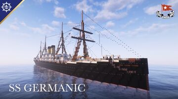 SS Germanic | 1.5:1 Scale Minecraft Map & Project