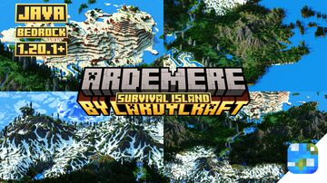 🗺️ Ardemere - (1.20+) Medieval Island | Multi-Biome | Java & Bedrock | 5000x5000 Minecraft Map & Project