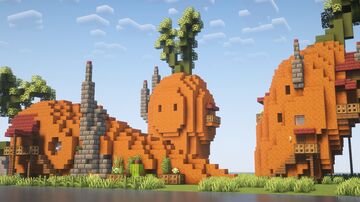 Carrot Huts Minecraft Map & Project