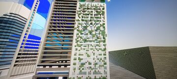 Solarpunk Structure Minecraft Map & Project