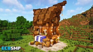 🛍️ The Merchant's Nook (Medieval Shop & House) | Download Minecraft Map & Project