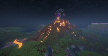 Nether Portal near the lake village of Undershade Minecraft Map & Project