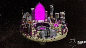 Lunaria Space Lobby | NantexzStudios Minecraft Map & Project