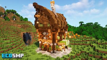 🥗 The Forager's Basket (Fantasy Shop & House) | Download Minecraft Map & Project