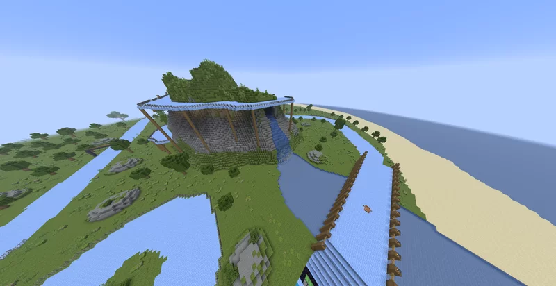 Ice Boat Race Minecraft Map