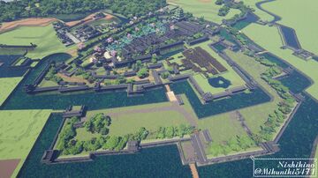 EDO CASTLE / Tokyo Imperial Palace - 1:1 Life Size Japanese castle 「江戸城」minecraft Minecraft Map & Project
