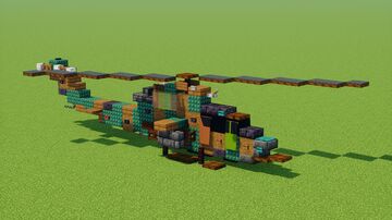 AH-1S Cobra Attack Helicopter JGSDF Minecraft Map & Project
