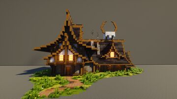 Medieval Armorer House I Storage areas, forge, smelting and enchant areas I Download Minecraft Map & Project