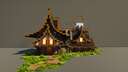 Medieval Armorer House I Storage areas, forge, smelting and enchant areas I Download Minecraft Map & Project