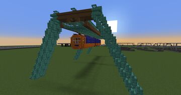Wuppertal suspension railway (1972 version) Minecraft Map & Project